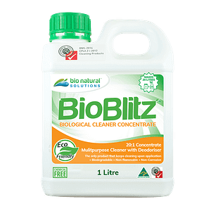 1 Litre bottle of Bio Blitz Biological Cleaner Concentrate